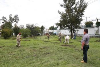REHABILITAN ESPACIO DEPORTIVO EN LOS OLIVOS, ASÍ COMO MANTENIMIENTO EN ÁREAS VERDES AL INTERIOR DEL CETIS No 1