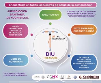 PROMUEVEN  METODO ANTICONCEPTIVO FEMENINO,  GRATUITO Y SEGURO  EN XOCHIMILCO