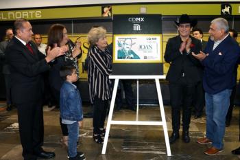 Presenta STC boleto en homenaje a Joan Sebastian