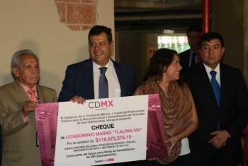 Entrega GCDMX recursos para rehabilitar Tlalpan 550