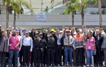 Reportan saldo blanco en macrosimulacro en la CDMX