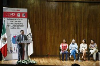 Inaugura GCDMX Encuentro Latinoamericano por la Reinserción Social