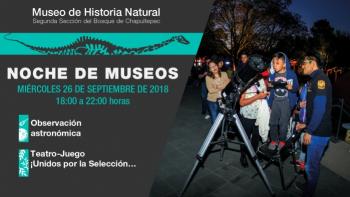 Vuelven las Noches Astronómicas al Museo de Historia Natural