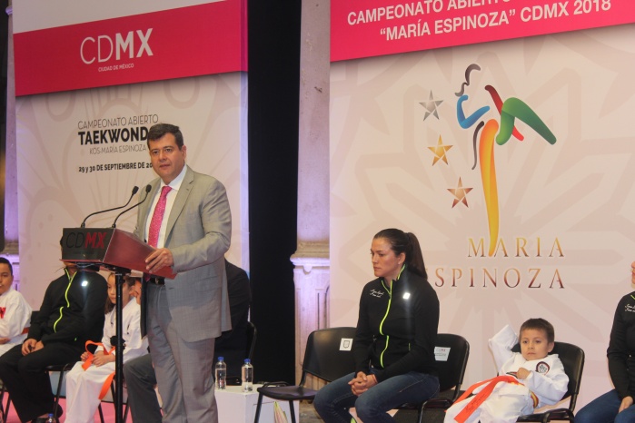Presenta GCDMX Campeonato Abierto de Taekwondo María Espinoza