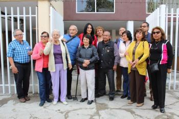 ENTREGÓ DIONE ANGUIANO EDIFICIO REPARADO Y REFORZADO EN LOMAS ESTRELLA
