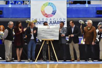 Reinauguran Gimnasio Olímpico Juan de la Barrera