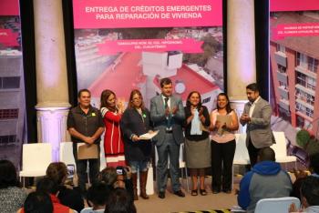 Continúa GCDMX con la entrega de créditos emergentes para reparación de vivienda