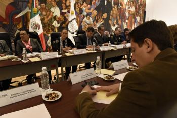 Néstor Núñez también se reúne con Amieva y Claudia Sheinbaum