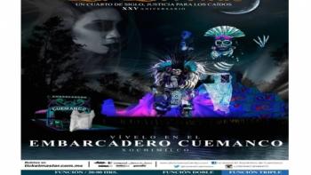 Cumple La Llorona 25 años de aparecerse en el embarcadero Cuemanco de Xochimilco