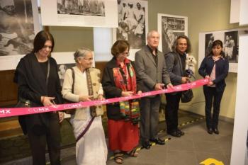 Exhibe Autoridad del Centro Histórico vida de Mahatma Gandhi con muestra fotográfica
