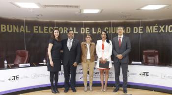 Recibe TECDMX, Presidencia del Observatorio de Participación Política de las Mujeres de la Ciudad de México