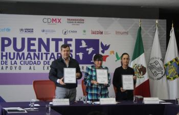 Avanzan Brigadas CDMX Puente Humanitario, Apoyo al Éxodo Migrante