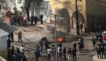 Elementos de la SSP resguardan predio en Azcapotzalco