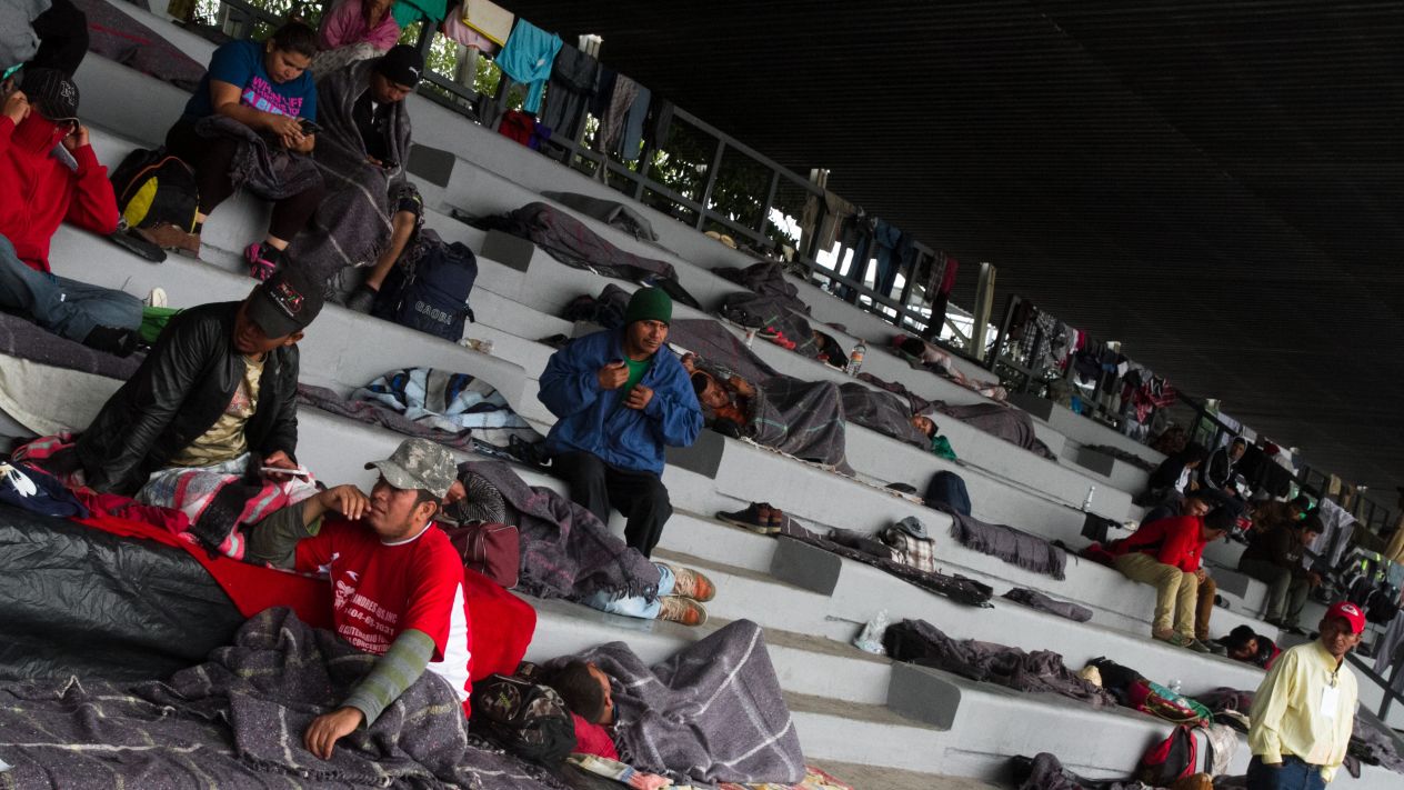 Llegan primeros migrantes a la Ciudad de México