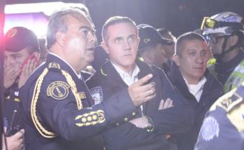 ACCIDENTE SOBRE LA CARRETERA TOLUCA-MÉXICO A LA ALTURA DE PATIO SANTA FE