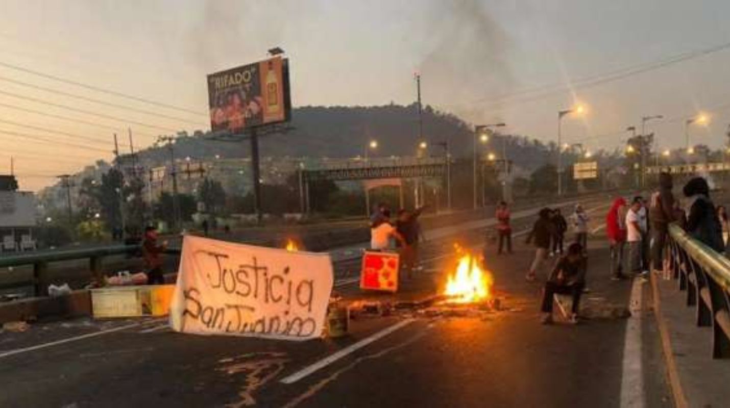 ¡San Juanico pide justicia! Así la México-Pachuca hoy por la mañana