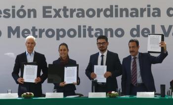 CDMX, EdoMex e Hidalgo firman convenio de colaboración