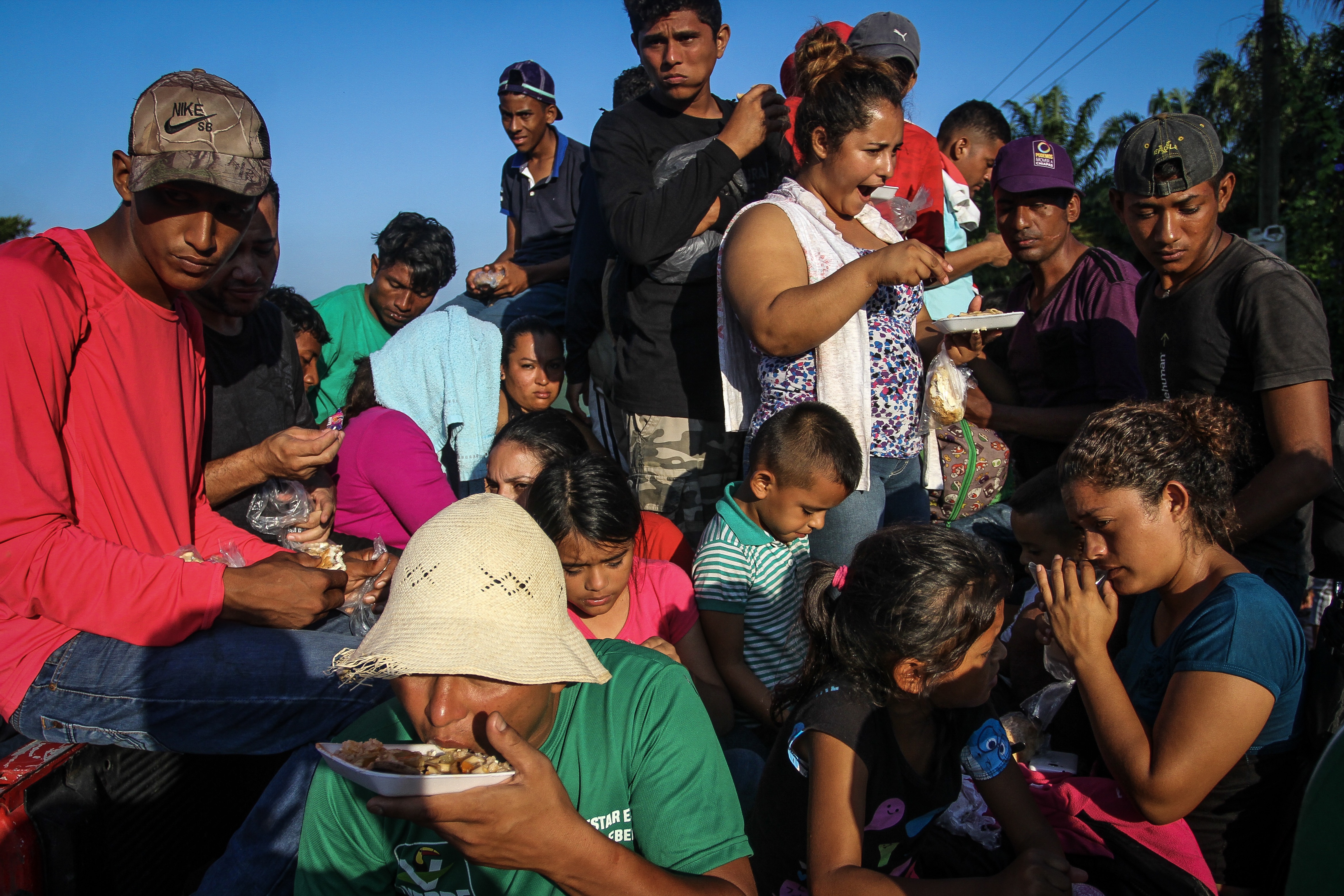Llega caravana migrante a Chiapas; piden visas humanitarias