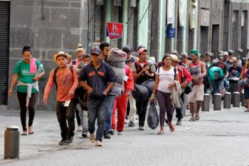 Llega a México otra caravana migrante