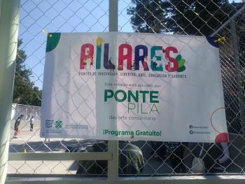 Inaugura Sheinbaum el primero de 300 “Pilares”