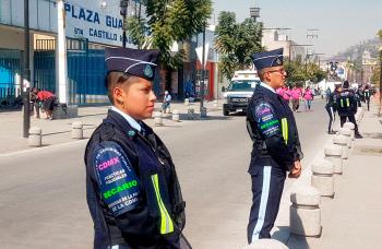 Realizan operativo de seguridad por arribo de inmigrantes a la CDMX