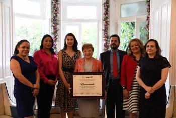 Rinden homenaje a la Ministra de la SCJN, Margarita Beatriz Luna Ramos, por su trayectoria profesional