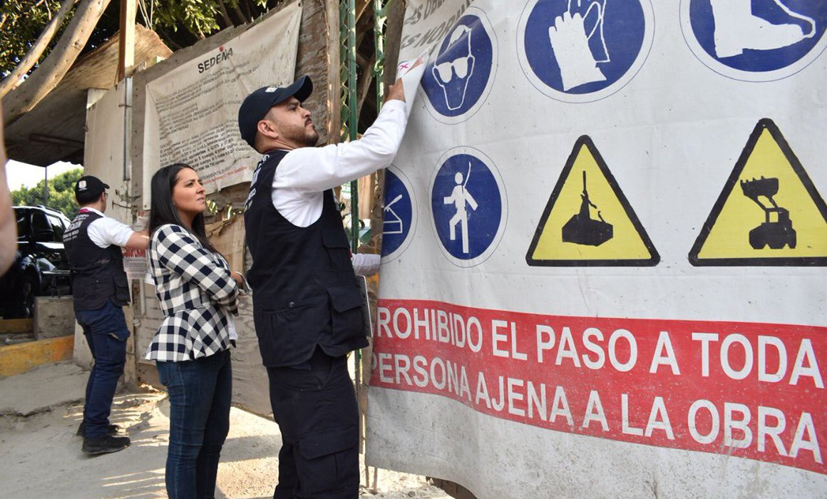 Suspende el Gobierno de la Ciudad de México actividades en 12 obras inmobiliarias