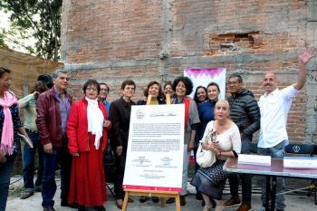 Tlalpan, Grupo Carso y Fundación Carlos Slim entregan predio a damnificados del 19s