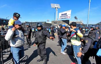 Operativo para el domingo en Estadio Olímpico por partido