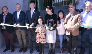 Adrián Rubalcava y Claudia Sheinbaum inauguran el Programa Pilares en Cuajimalpa