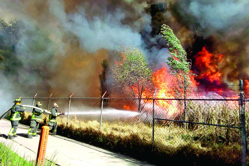 Cerca de 40 hectáreas afectadas por incendio en Xochimilco