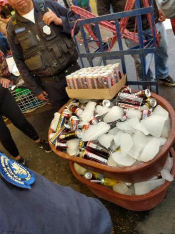 Retiró Gustavo A. Madero en cuatro meses más de 3 mil litros de alcohol de comercio en tianguis