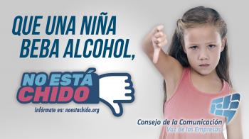 No está chido, Tolerancia cero en consumo de alcohol y tabaco en niñas, niños y adolescentes