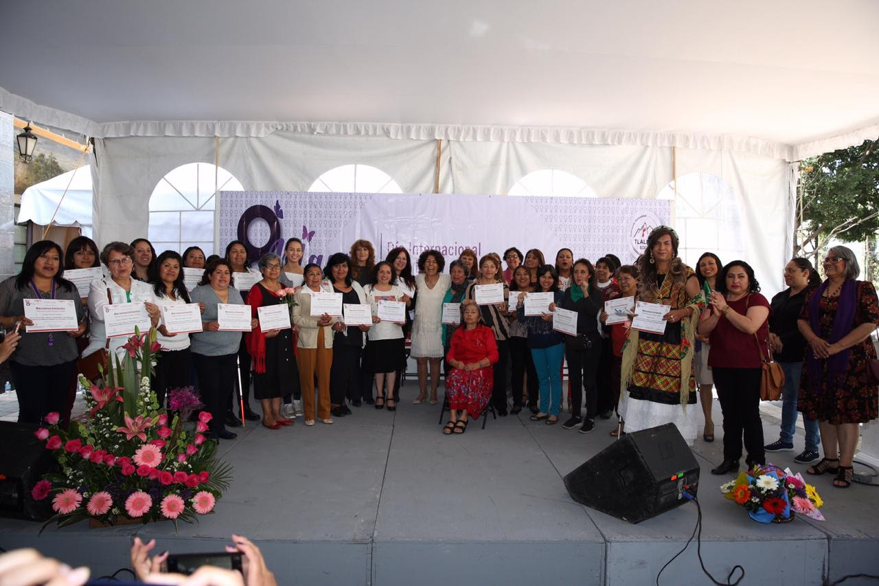 Aceves Pastrana conmemora el Día Internacional de la Mujer en Tlalpan
