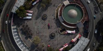 Fallece mujer en la Glorieta de Insurgentes