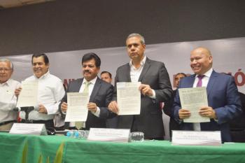 Gustavo A. Madero, Ecatepec de Morelos, Nezahualcóyotl y Tlalnepantla de Baz firman convenio de colaboración Metropolitana 