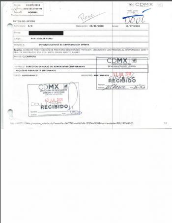 Tarjeta Informativa Mítikah