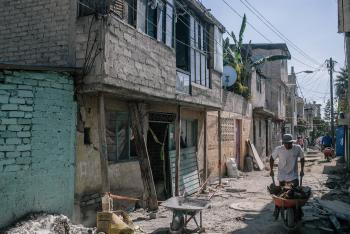 Damnificados de Iztapalapa continúan en lucha