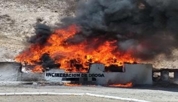 Incineran seis toneladas de narcóticos de seis estados