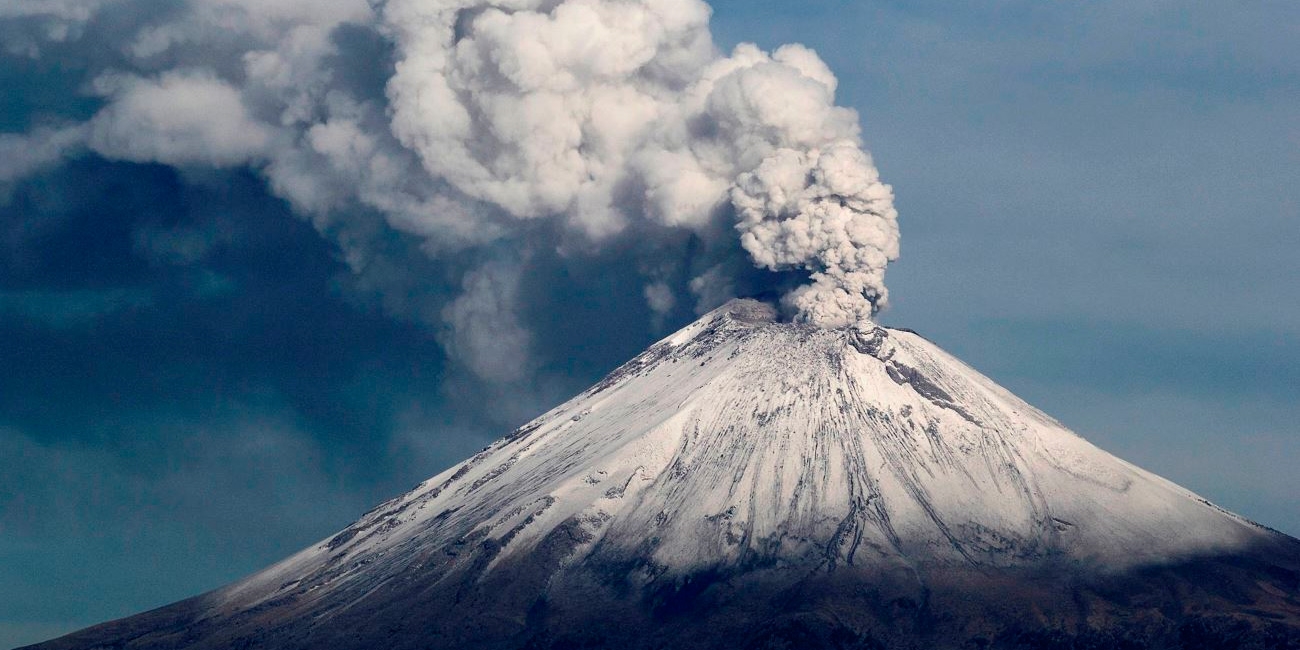 Sin riesgo por erupción del volcán Popocatépetl