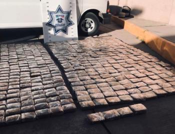 Aseguran 200 kilos de droga