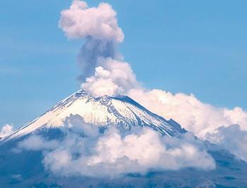 Continúa alerta amarilla por Popocatépetl