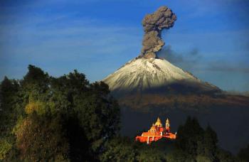 Continúa Alerta Amarilla Fase 3, por actividad del Volcán Popocatépetl
