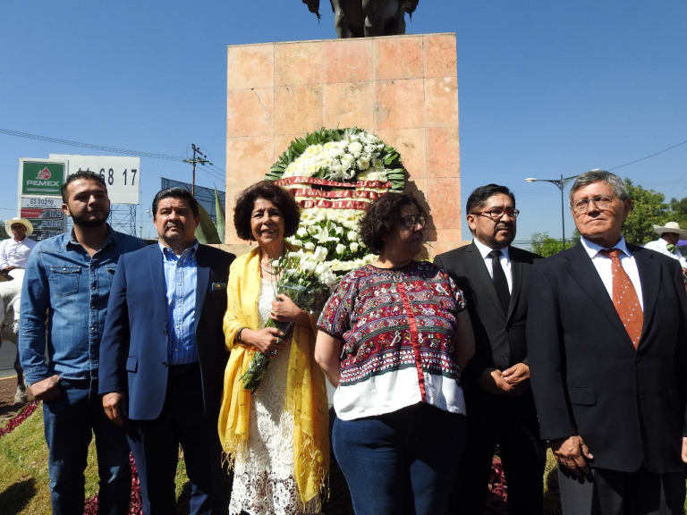 Aceves Pastrana conmemora el paso de Zapata por Tlalpan