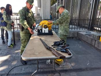 Gobierno de la Ciudad de México recupera Mil 728 Armas de Fuego