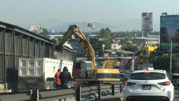 Reparación de hundimiento en los carriles centrales del Circuito Interior