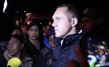 Adrián Rubalcava y SACMEX atienden a vecinos de Xalpa tras cierre de carretera México Toluca