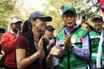 Encabeza Claudia Sheinbaum Pardo la mega jornada de Sábado de Tequio