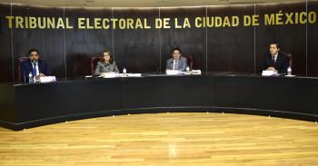 Recibe TECDMX a representantes de pueblos originarios y colonias de la demarcación Xochimilco