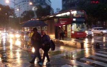 ESTE MIÉRCOLES SE PREVÉN LLUVIAS LIGERAS POR LA TARDE NOCHE